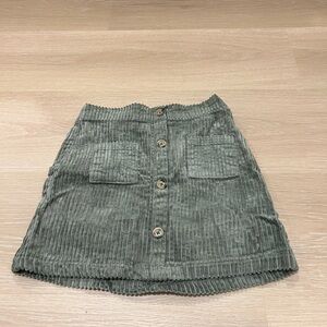 Wonder Nation Corduroy Mini Skirt - Gray